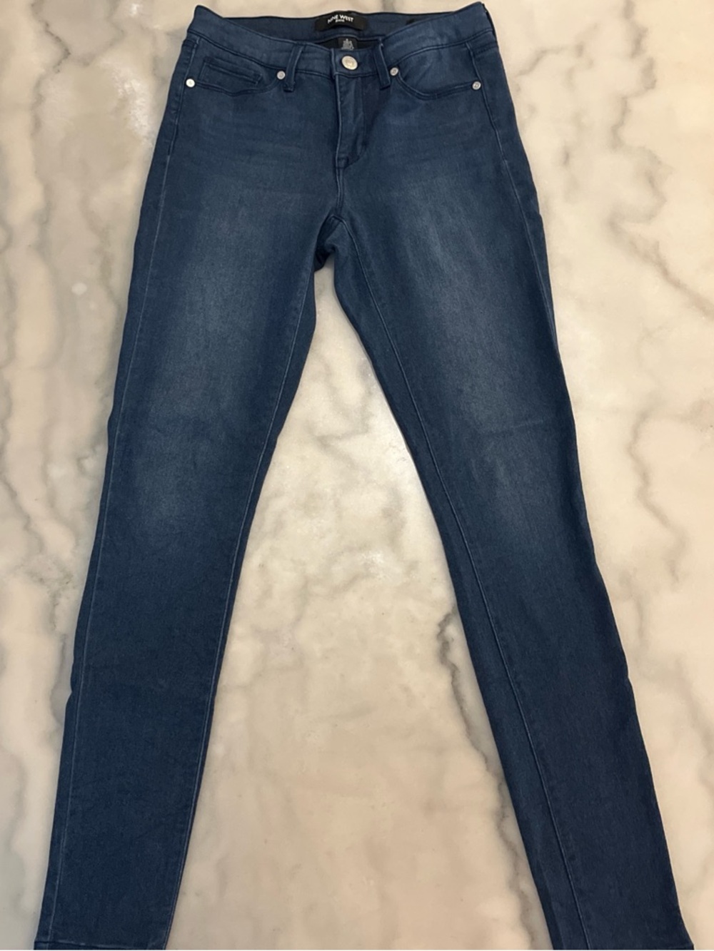 Nine West Gramercy Dark Blue Super Soft Skinny Jeans